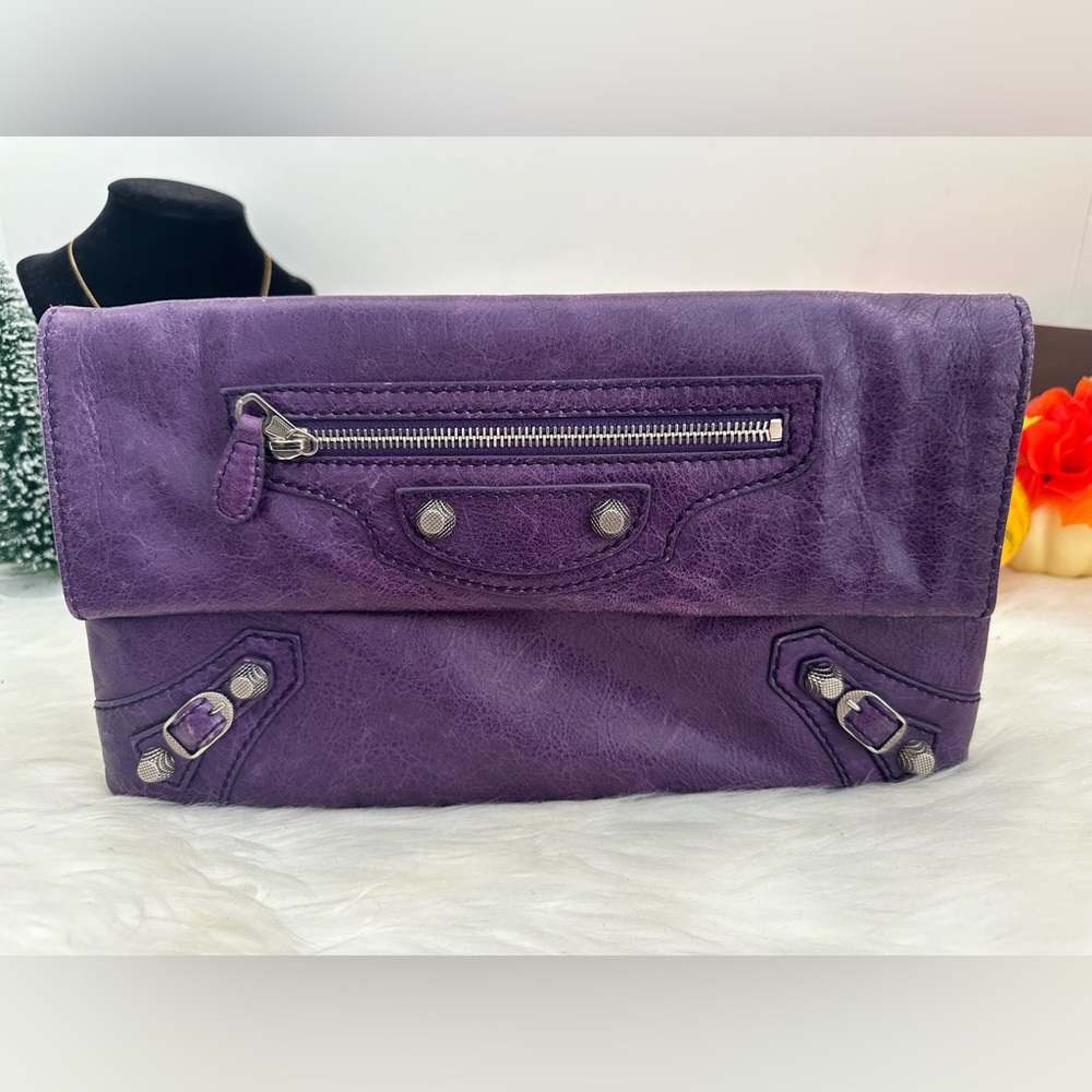 Authentic Balenciaga Envelope Clutch